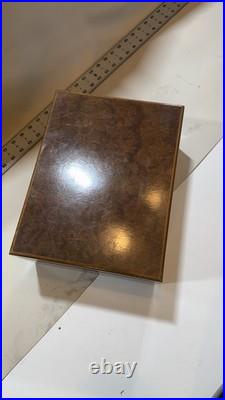Vintage Alfred Dunhill of London Burl Wood Box Luxury Jewelry/Cigar Humidor
