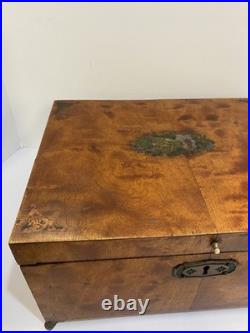 Vintage Alfred Dunhill of London Wood Claw-Footed Cigar Humidor Box