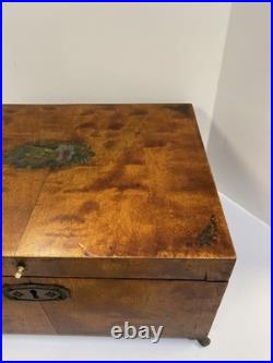 Vintage Alfred Dunhill of London Wood Claw-Footed Cigar Humidor Box