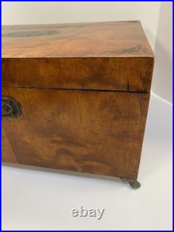 Vintage Alfred Dunhill of London Wood Claw-Footed Cigar Humidor Box