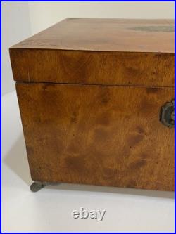 Vintage Alfred Dunhill of London Wood Claw-Footed Cigar Humidor Box
