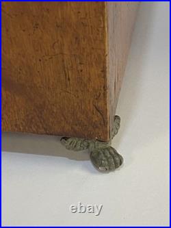 Vintage Alfred Dunhill of London Wood Claw-Footed Cigar Humidor Box