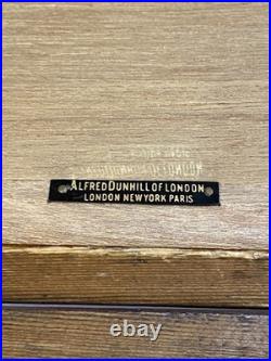 Vintage Alfred Dunhill of London Wood Claw-Footed Cigar Humidor Box