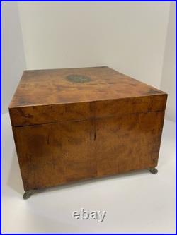 Vintage Alfred Dunhill of London Wood Claw-Footed Cigar Humidor Box