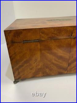 Vintage Alfred Dunhill of London Wood Claw-Footed Cigar Humidor Box