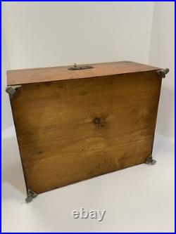 Vintage Alfred Dunhill of London Wood Claw-Footed Cigar Humidor Box
