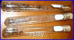 Vintage Antique (Cigar Humidor) Box + Norfolk Receipts, glass tubes, Lite Tiepin