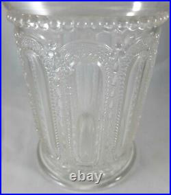 Vintage Antique Clear Glass Tobacco Humidor or Biscuit Jar, Stunning