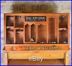 Vintage Antique Henri Wintermans Cigar Tobacco Retail Shop Display Stand Cabinet