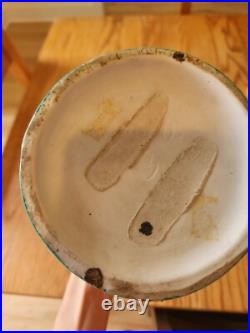 Vintage Antique Tobacco jar Man in Pink Top Hat