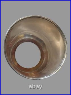 Vintage Antique Victorian Silverplate Scenic Repousse Cigar Humidor Glass Liner