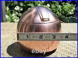 Vintage Art Deco Copper Sphere Ball Humidor Cigar Humidor Storage by Smokecraft