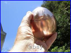 Vintage Art Deco Copper Sphere Ball Humidor Cigar Humidor Storage by Smokecraft