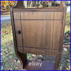 Vintage Art Deco Humidor Smoke Furniture Stand Table Unlined 1920-1930s