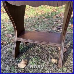 Vintage Art Deco Humidor Smoke Furniture Stand Table Unlined 1920-1930s