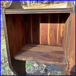 Vintage Art Deco Humidor Smoke Furniture Stand Table Unlined 1920-1930s
