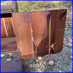 Vintage Art Deco Humidor Smoke Furniture Stand Table Unlined 1920-1930s