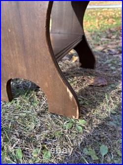 Vintage Art Deco Humidor Smoke Furniture Stand Table Unlined 1920-1930s