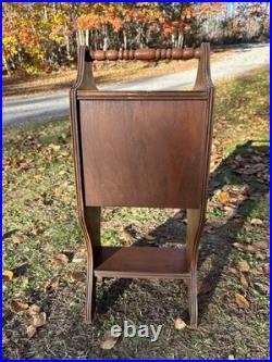 Vintage Art Deco Humidor Smoke Furniture Stand Table Unlined 1920-1930s