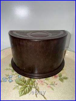 Vintage Bakelite Roto Tray Cigarette Humidor Art Deco Smoking Box USA Vintage Bakelite Roto Tray Cigarette Humidor Art Deco Smoking Box USA