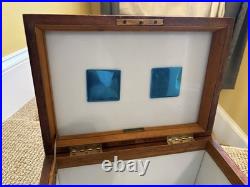 Vintage Benson & Hedges Fifth Avenue New York Mahogany Cigar Humidor Box 11x8x7