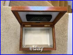 Vintage Benson & Hedges Fifth Avenue New York Mahogany Cigar Humidor Box 11x8x7