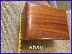 Vintage Benson & Hedges Fifth Avenue New York Mahogany Cigar Humidor Box 11x8x7