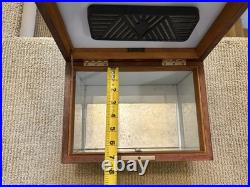 Vintage Benson & Hedges Fifth Avenue New York Mahogany Cigar Humidor Box 11x8x7