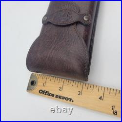 Vintage CIGAR AFICIONADO Cigar Travel Humidor Leather Holds 3 Cigars 1990's