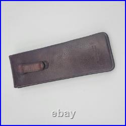 Vintage CIGAR AFICIONADO Cigar Travel Humidor Leather Holds 3 Cigars 1990's