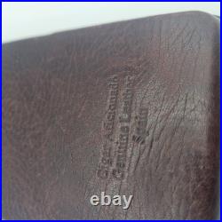 Vintage CIGAR AFICIONADO Cigar Travel Humidor Leather Holds 3 Cigars 1990's