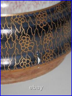 Vintage Carlton Ware Tree & Swallow Rumidor Humidor Porcelain England 6.5