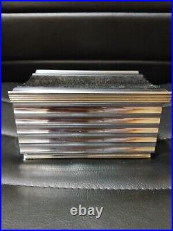 Vintage Chrome Plated Aluminum Cigar Humidor The Standard Products Co. Cleveland