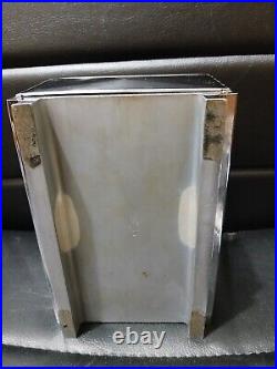 Vintage Chrome Plated Aluminum Cigar Humidor The Standard Products Co. Cleveland