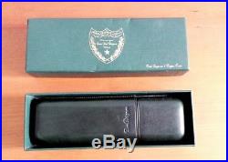 Vintage Cigar Case Original Moet Et Chandon Dom Perignon Rare Leather In Box