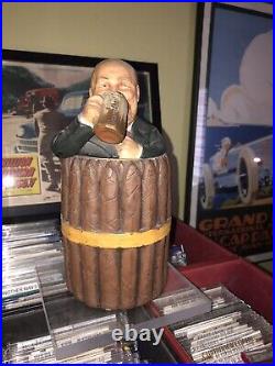 Vintage Cigar Ceramic Majolica Humidor 100 Yo Exc Reduced Shipping & Price