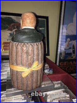 Vintage Cigar Ceramic Majolica Humidor 100 Yo Exc Reduced Shipping & Price