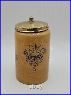 Vintage Cigar Humidor Jar Canister Royal Goedewaagen Gouda Holland 9 Tall