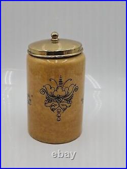 Vintage Cigar Humidor Jar Canister Royal Goedewaagen Gouda Holland 9 Tall