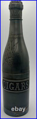 Vintage Cigar Humidor Shape Of Champagne Bottle Circa 1921 By Pairpoint So Cool