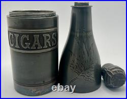 Vintage Cigar Humidor Shape Of Champagne Bottle Circa 1921 By Pairpoint So Cool