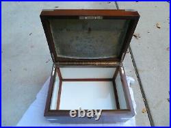 Vintage Cigar Tobacco Humidor Chest Sterling