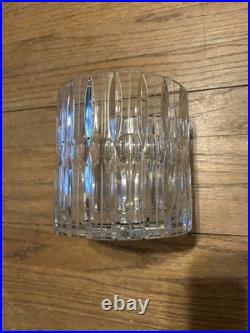 Vintage Clear Crystal Humidor/Storage Jar Elegant Lines Heavy VGC Vintage Clear Crystal Humidor/Storage Jar Elegant Lines Heavy VGC
