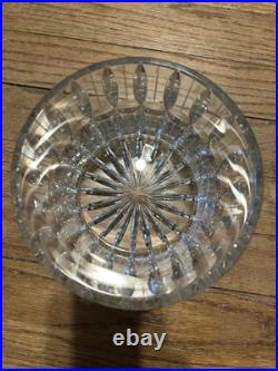 Vintage Clear Crystal Humidor/Storage Jar Elegant Lines Heavy VGC Vintage Clear Crystal Humidor/Storage Jar Elegant Lines Heavy VGC