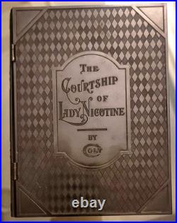 Vintage Colt The Courtship of Lady Nicotine Humidor Rare Collectible