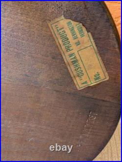 Vintage Cushman Bennington VT Smoking Humidor Poker Stand Cigar Table