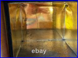Vintage Cushman Bennington VT Smoking Humidor Poker Stand Cigar Table