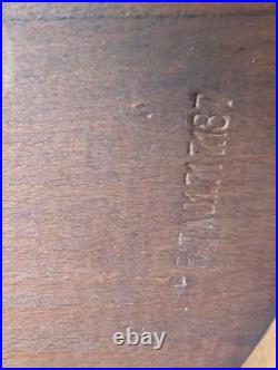 Vintage Cushman Bennington VT Smoking Humidor Poker Stand Cigar Table