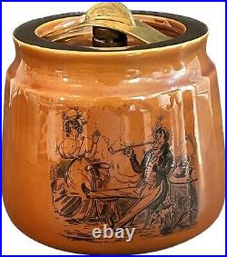 Vintage DUNHILL Tobacco Jar Humidor Ceramic C1940 England