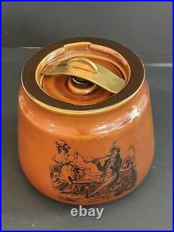 Vintage DUNHILL Tobacco Jar Humidor Ceramic C1940 England